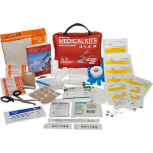 Adventure Medical Kits 01050300 Sportsman 300 Medical Kit Treats Injuries/Illnesses Waterproof Red