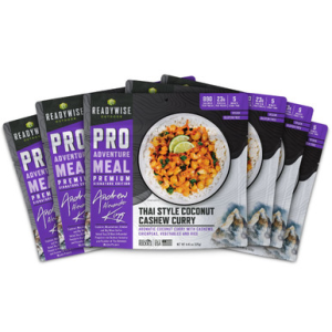 ReadyWise Outdoor Pro Adventure Meal - Thai Coconut Cashew Curry | 6 Pack