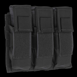 Tacshield T3603BK Universal Triple Pistol Triple Black 1000D Nylon