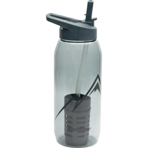 RapidPure 01600123 Purifier + Plastic Bottle 3.5" x 3.5" x 9.5", Includes Ultralight Straw