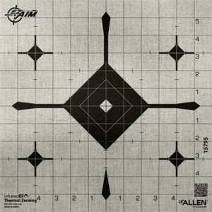 Allen Ez Aim Thermal Id Grid Bullseye 12 Target