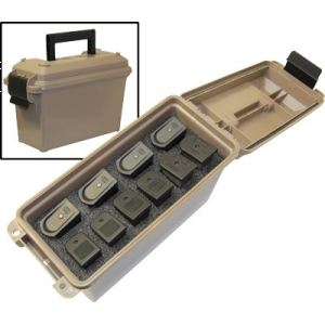 MTM Case-Gard TMCHG Tactical Mag Can Dark Earth Polypropylene