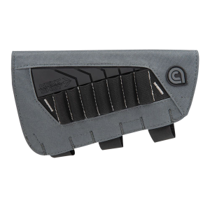 Allen Allen 8524 Next Shot Bridger Cartridge Carrier Black/Gray .223-300 Win Magnum Capacity 7rd Rifle Buttstock Mount Features Soft Cheek Piece - $10.51 at Shooting Surplus