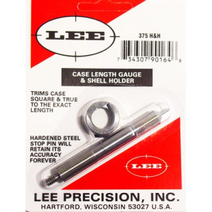 Lee Case Length Gage and Shell Holder .375 H&H