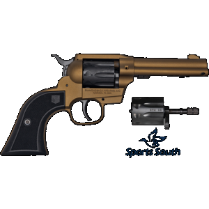 Diamondback DB055AA041 Sidekick 22 LR/22 WMR 9rd Shot 4.50" Burnt Bronze Burnt Bronze Black Cerakote Cylinder Black Checkered Nylon Grips
