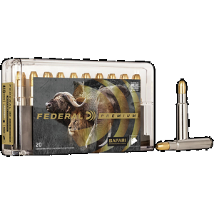 Federal P416T2 Premium Safari Cape-Shok 416Rigby 400gr Trophy Bonded Sledgehammer Solid 20 Rounds
