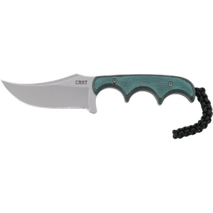 Columbia River Knife & Tool CRKT 2379 Minimalist Persian 2.76" Fixed Recurve Plain Bead Blasted 8Cr13MoV SS Blade/Green Contoured Resin Infused Fiber Handle Includes Lanyard/Sheath - $30.98 at Shooting Surplus