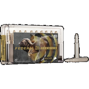 Federal P416T1 Premium Safari Cape-Shok 416Rigby 400gr Trophy Bonded Bear Claw 20 Rounds