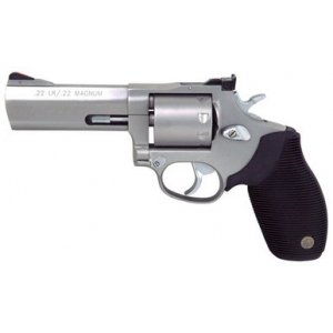Taurus 992 Tracker Revolver 22 LR 9 Rd Stainless Frame/Black Rubber Grip 4 in.