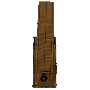 Advance Warrior Solutions PSMPTN Single Mag Pouch Pistol Tan 600D PVC Polyester MOLLE