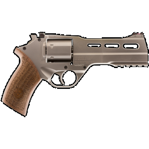 Chiappa Firearms Rhino 50SAR 357 Magnum 5" 6 Rounds Nickel-Plated Silver