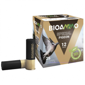 BIOAMMO HB Dove & Pigeon Shotgun Ammo 12 ga. 1 1/4 oz. 8 Shot Lead 25 rd.
