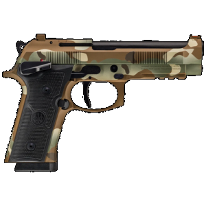 Beretta 92Xi 9mm Luger 4.7 inch 15 Rounds Multicam