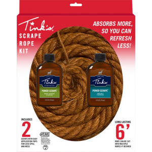Tinks W5943 Rope Kit Power Scrape 4 oz Includes 6' Rope 3 Pack