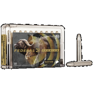 Federal Premium Safari Cape-Shok 458 Winchester Magnum Trophy Bonded Bear Claw 400 Grain 20 Rounds