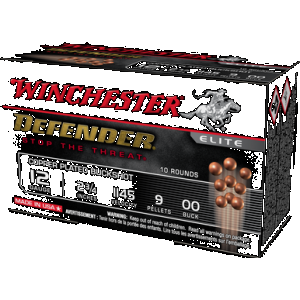 Winchester Defender Load 12 ga. 2.75 in. 9 Pellet 00 Buck 10 rd.