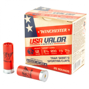 WIN Usa Valor 12ga 2.75" #7.5 25 Rounds