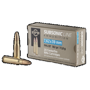 PRVI Partisan Ppu Pps76239 7.62x39mm Full Metal Jacket Boat Tail 182 Grain 20 Rounds
