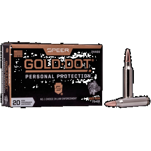 SPEER 24469 Gold Dot Personal Protection 223rem 75gr Soft Point 20 Rounds