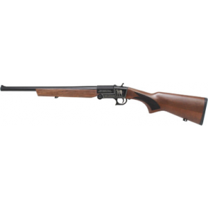 Iver Johnson IJ700 Youth 20GA, 18.5in. Barrel, 1rd, Wood Stock & Forend - Black (IJ70020Y18C)