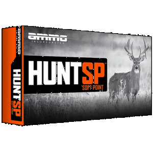 Ammo Inc 3006165SPA20 Hunt 30-06Springfield 165gr Soft Point 20 Rounds