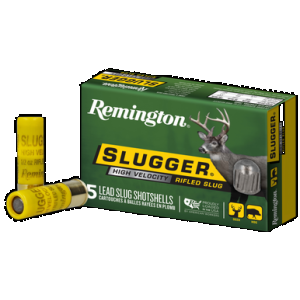 REMINGTON Slugger High Velocity Rifled Slug Loads 20 Ga. 2.75 In. 1/2 Oz. 5 Rd.