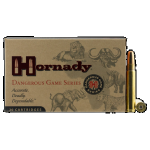 HORNADY 82666 Dangerous Game 416ruger 400gr Dangerous Game Solid 20 Rounds