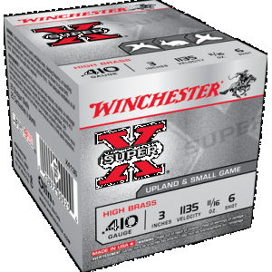 WINCHESTER Super-x High Brass Heavy Game Load 410 Ga. 3 In. 11/16 Oz. 6 Shot 25 Rd.