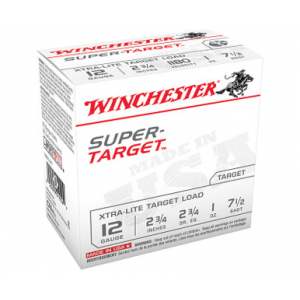 Winchester Super-Target 12 Gauge 1 Ounce Shot 7.5 250 Rounds
