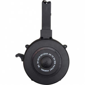 Rwb Single Drum Mag Ar15 50rd Black Polymer (20)