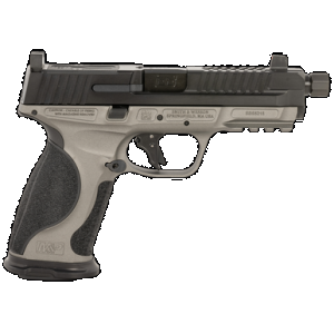 Ed Brown MPFTACT Fueled M&P Tactical 9mm Luger 19+1 4.75" Black Nitride Match Grade Threaded Barrel, Black Nitride Optic Cut/Serrated Stainless Steel Slide