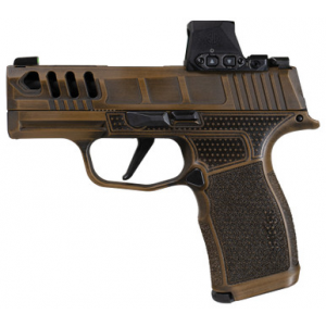 Sig Sauer P365X 9mm FDE Cerakote Pink Purple 3.1in Left Hand