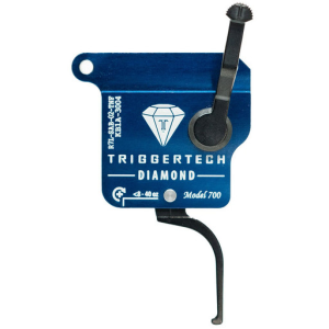 TriggerTech R7LSAB02TNF Diamond Black Flat Straight Fits Remington 700 Left Hand