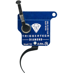 TriggerTech R70SAB02TNP Diamond Black Curved Fits Remington 700 Right Hand