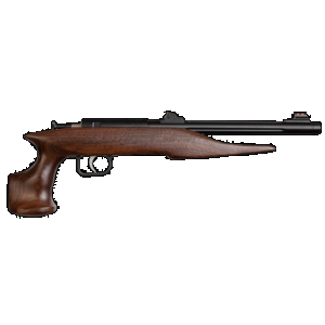 Crickett 41001 Hunter Adult 22 Mag 1rd 9" Threaded Blued Steel Single Shot Barrel, Walnut Stock