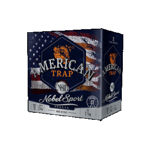 NOBEL/EUROSPORTS Llc Ans12fsc8 American Trap 12gauge 2.75" 1 1/8oz 8shot 25 Per Box/10 Case 837913002476 177874