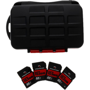STEAL STC-MCSC-16GB4PK 16GB SD 4PK W/STORAGE CASE
