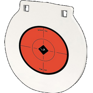 Birchwood Casey BC-RND6-38 Centerfire Target 3/8" AR500 Steel 6" Round Gong