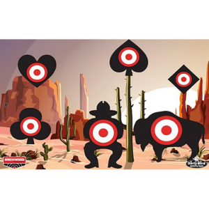 Birchwood Casey BC-35776 Dirty Bird Target Aces High 12" x 18" 6 Pack