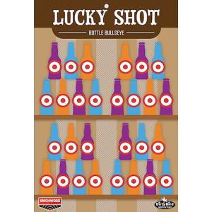 Birchwood Casey BC-35772 Dirty Bird Target Lucky Shot Bottles 12" x 18" 6 Pack