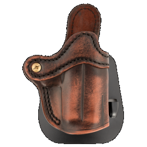 1791 Gunleather ORPDHCVTGR Paddle Holster Optic Ready OWB Size Compact Vintage Leather Paddle Fits Glock 43 Fits Sig P365 Fits Taurus GX4 Right Hand