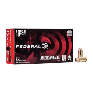 FEDERAL American Eagle 40 S&w Fmj 180 Grain 50 Rounds