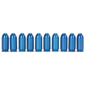 A-Zoom Aluminum Snap Caps .45 AUTO Blue 10/pk