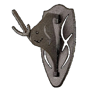 Skull Hooker SKHBHSAASSYBLK Big Hooker Short Arm Black Steel