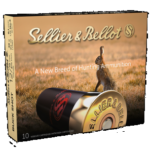 SELLIER & Bellot Sb12bsd Hunting 12gauge 2.75" 27pellets 1 1/4oz 4buck Shot 10 Rounds