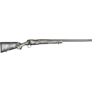 Christensen Arms 8010618600 Ridgeline FFT 22-250 Rem 4+1 20" Carbon Fiber/Threaded Barrel, Burnt Bronze Cerakote, Green with Black/Tan Accents Stock