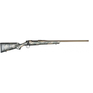 Christensen Arms 8010619400 Ridgeline FFT 7mm Rem Mag 3+1 22" Carbon Fiber/Threaded Barrel, Burnt Bronze Cerakote, Green with Black/Tan Accents Stock