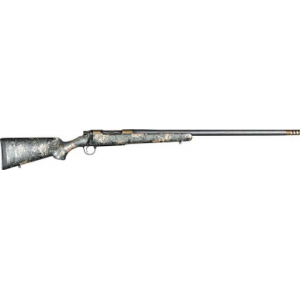 Christensen Arms 8010620000 Ridgeline FFT 300 Win Mag 3+1 22" Carbon Fiber/Threaded Barrel, Burnt Bronze Cerakote, Green with Black/Tan Accents Stock