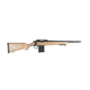 Christensen Arms 8010622000 Ridgeline Scout Full Size 6mm ARC 4+1, 16" Black Nitride Steel Threaded Barrel, Black Nitride Aluminum Receiver, Tan w/Black Webbing Fixed Sporter Stock