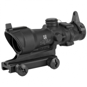 Trijicon 100091 ACOG Black Hardcoat Anodized 4x32mm Illuminated Amber Crosshair 223 Reticle